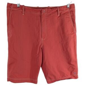 Tommy Bahama Light Red Shorts Mens Size 40 Relax Nylon Blend Quick Dry Preppyd